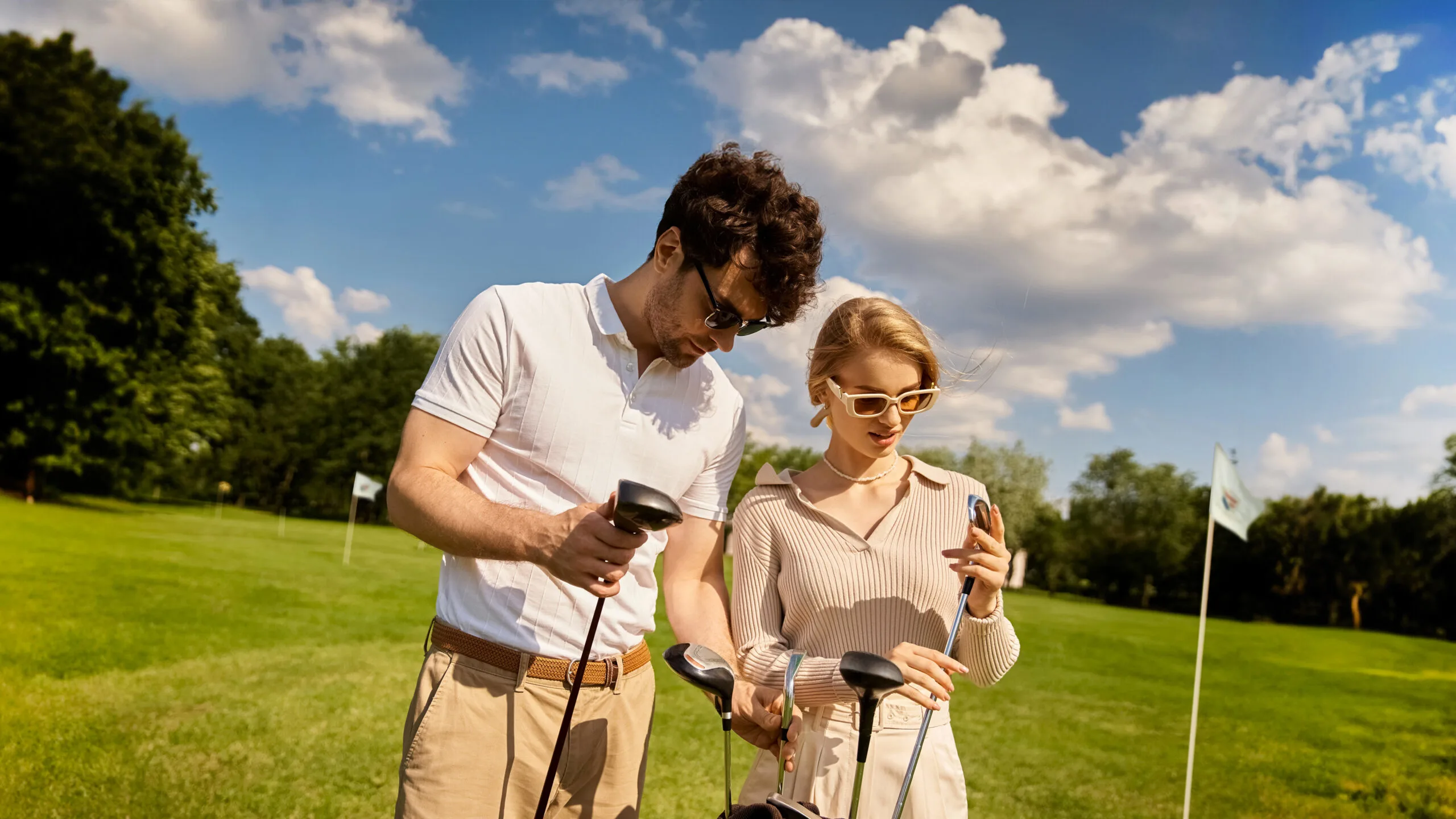 Homepage del sito di Emilia Golf Experience