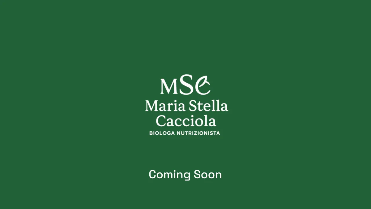 Homepage del sito di Cacciola