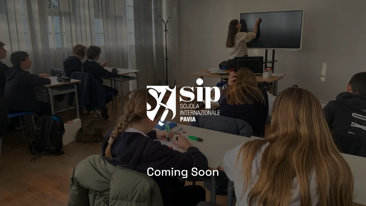 Homepage del sito di Scuola Internazionale Pavia